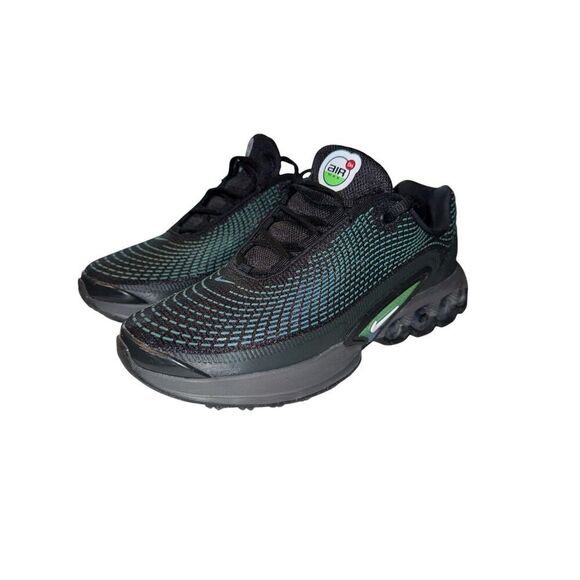 Nike Air Max Dn - US 5Y- Trainers Black Cobalt Green White Sneakers Shoes - Picture 5 of 8